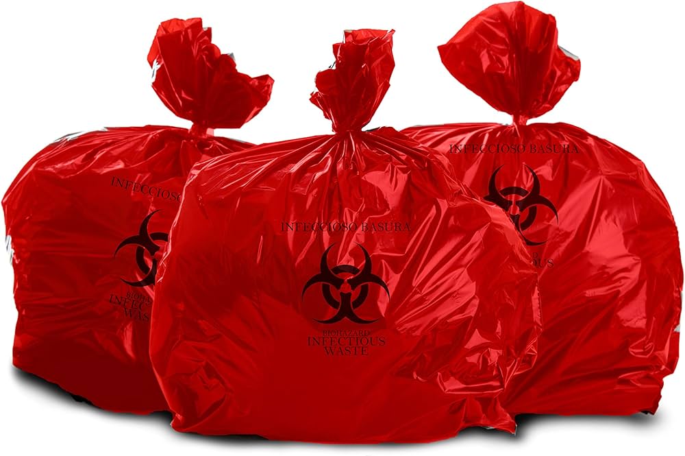 biohazard medical waste bags 7 10 gallon (100 count) 1 biohazard medical waste bags 7 10 gallon (100 count) 1