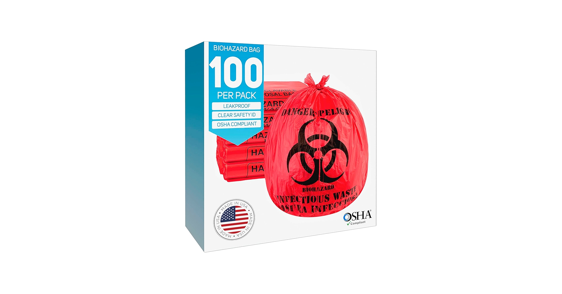biohazard medical waste bags 7 10 gallon (100 count) biohazard medical waste bags 7 10 gallon (100 count)