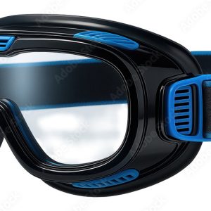 Full-seal safety goggles with indirect venting for medical use