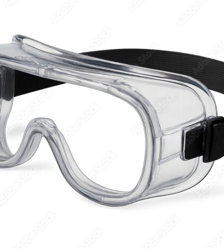 About Protective safety goggles isolated on transparent background